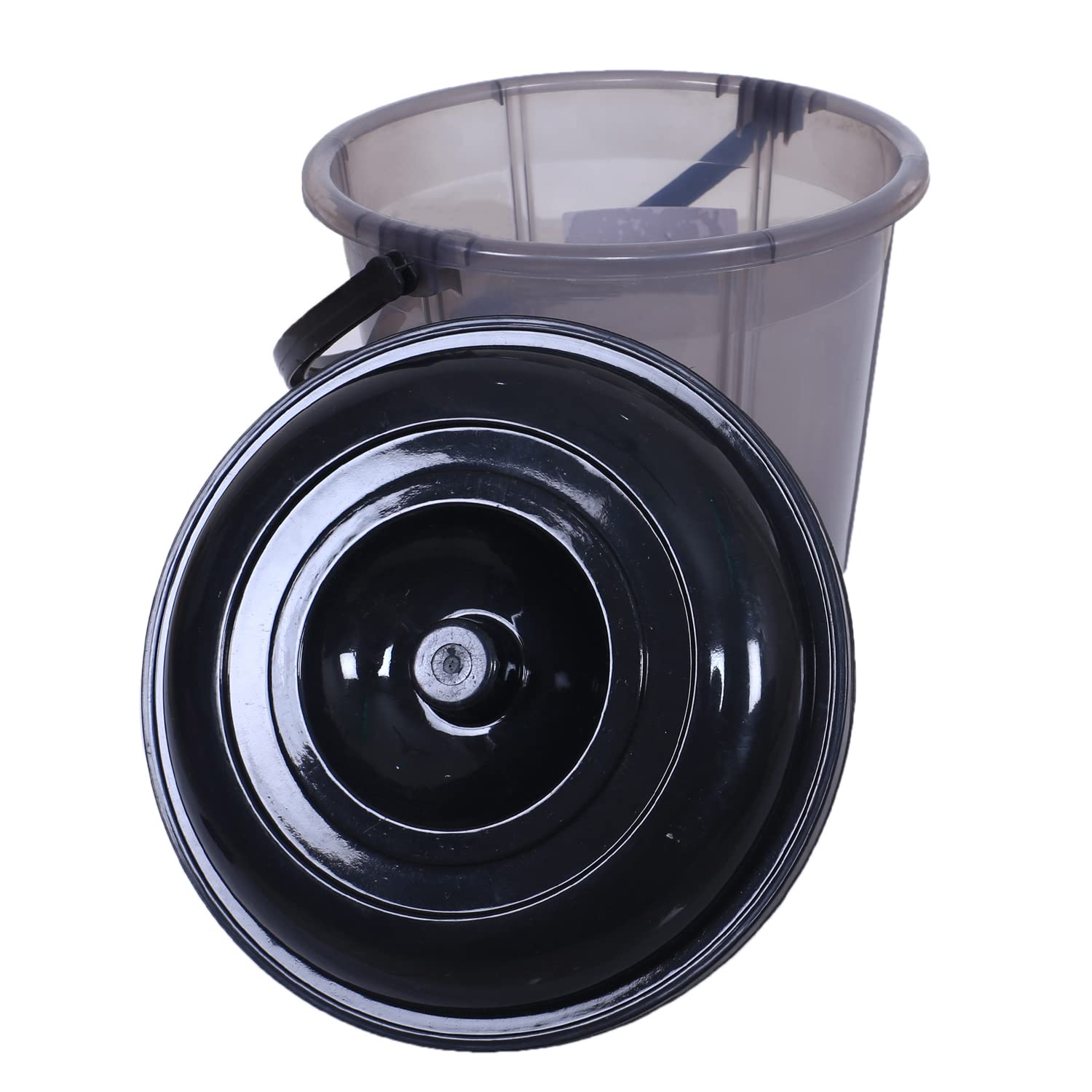 Colorful Plastic Bucket - 13L with Lid & Handle -4 Colorful Plastic Bucket - 13L with Lid & Handle -4