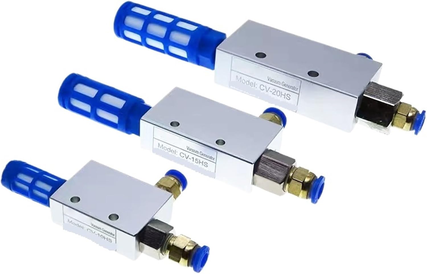 1pcs CV-10HS CV-15HS CV-20HS CV-25HS CV-30HS Vacuum Generator Thread Dia Vacuum Ejector Suction Cup Negative Pressure(CV-30HS PC10)