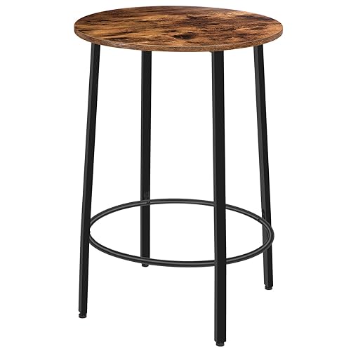 Round Bar Table, 36.2" Height Pub Table,Small Spaces Saving for