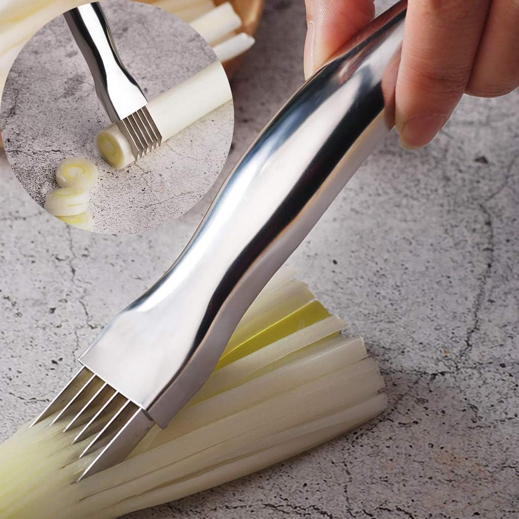 GAIORD Stainless Steel Chopped Green Onion Kitchen Tool Slice Cutlery Vegetable Cutter