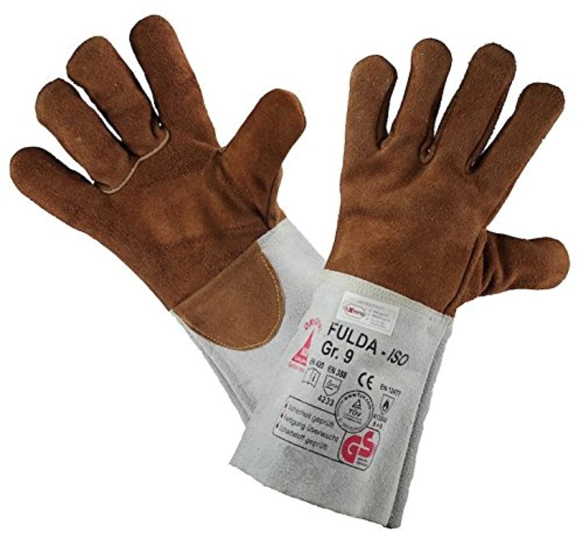 Fulda – ISO, schweisserhands. GeF., paltl bovine., hitzebest., – Lapin – 366220 – Taille 10