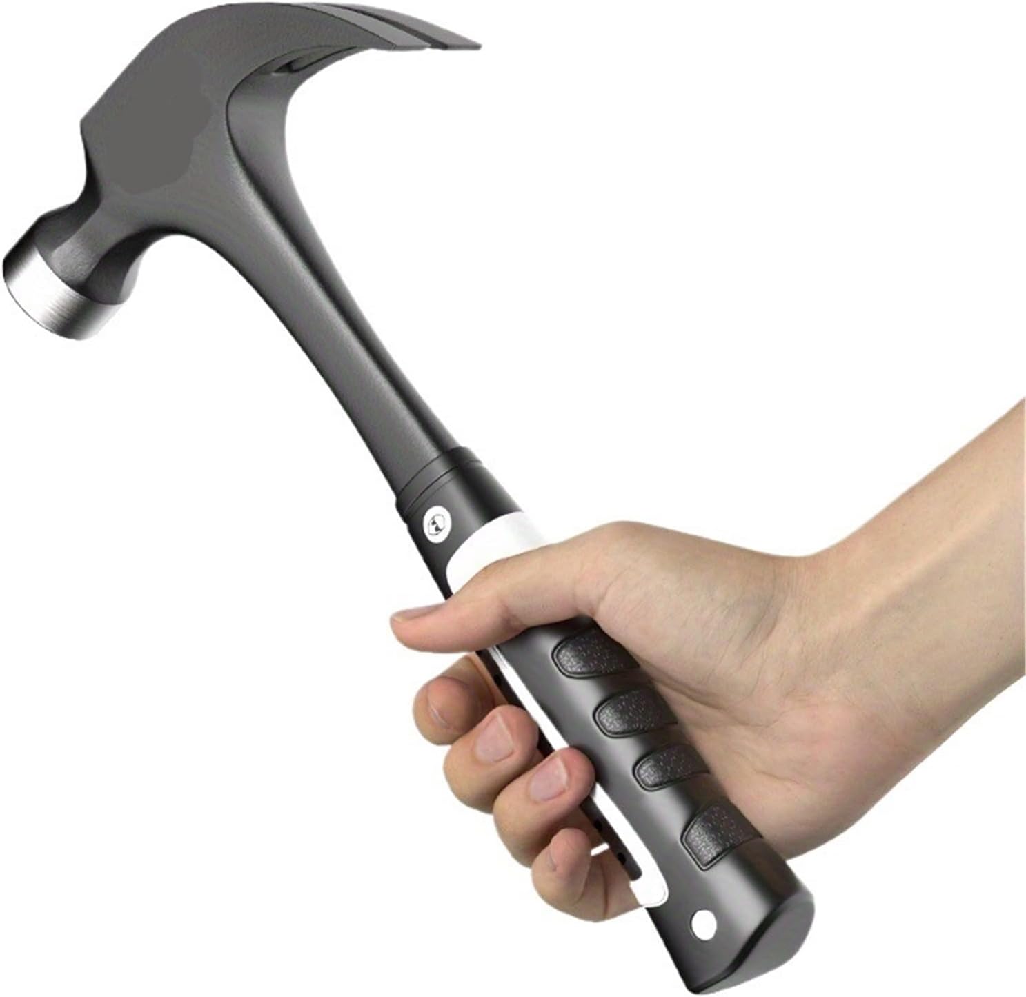 Claw Hammer 1pc Integrated Claw Hammer Woodworking Home Carpentry Hand Nail Non-Slip Multifunctional(Large)