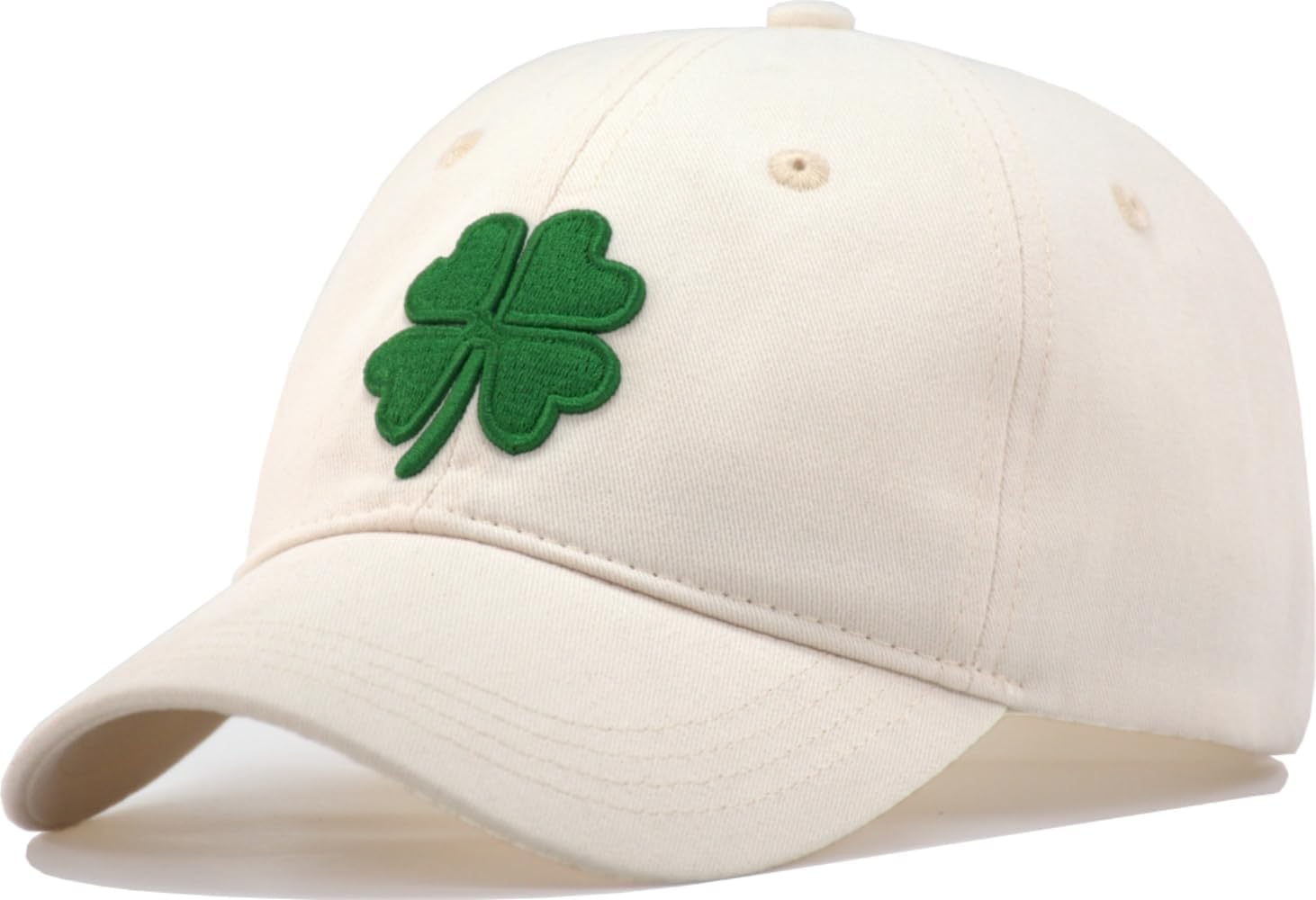 TSSGBL Kids Baseball Cap with Embroidered Lucky Clover - Adjustable Boys Girls Golf Hat, Ideal Gifts for Toddler, Kids
