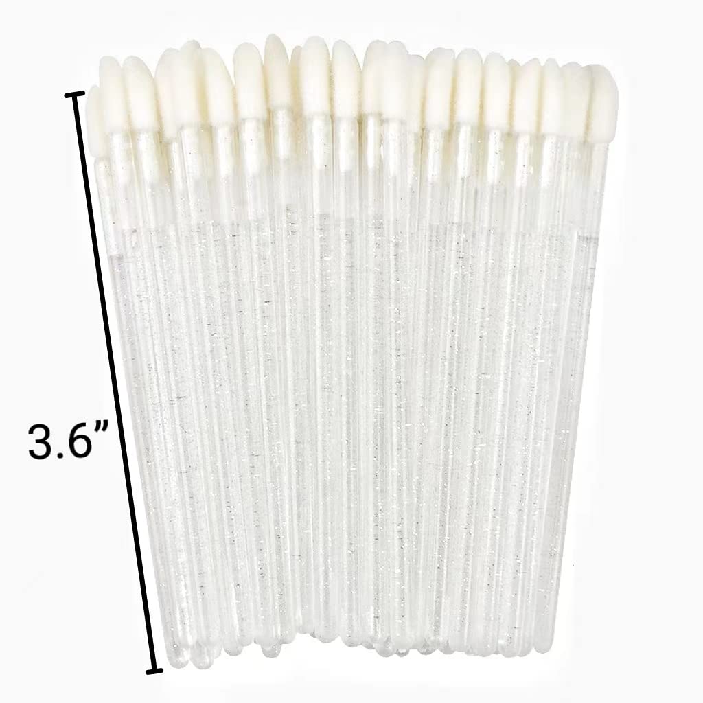 300 Pieces Lip Brush Disposable Lip Gloss Wands Lipstick Applicator