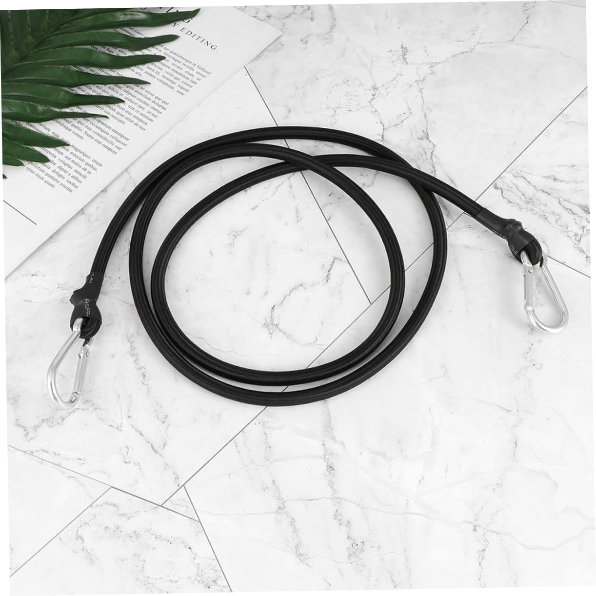 KICHOUSE 4pcs 1m Elastic Rope Straps with Heavy Duty for Luggage Camping Car Motorcycle Outdoor