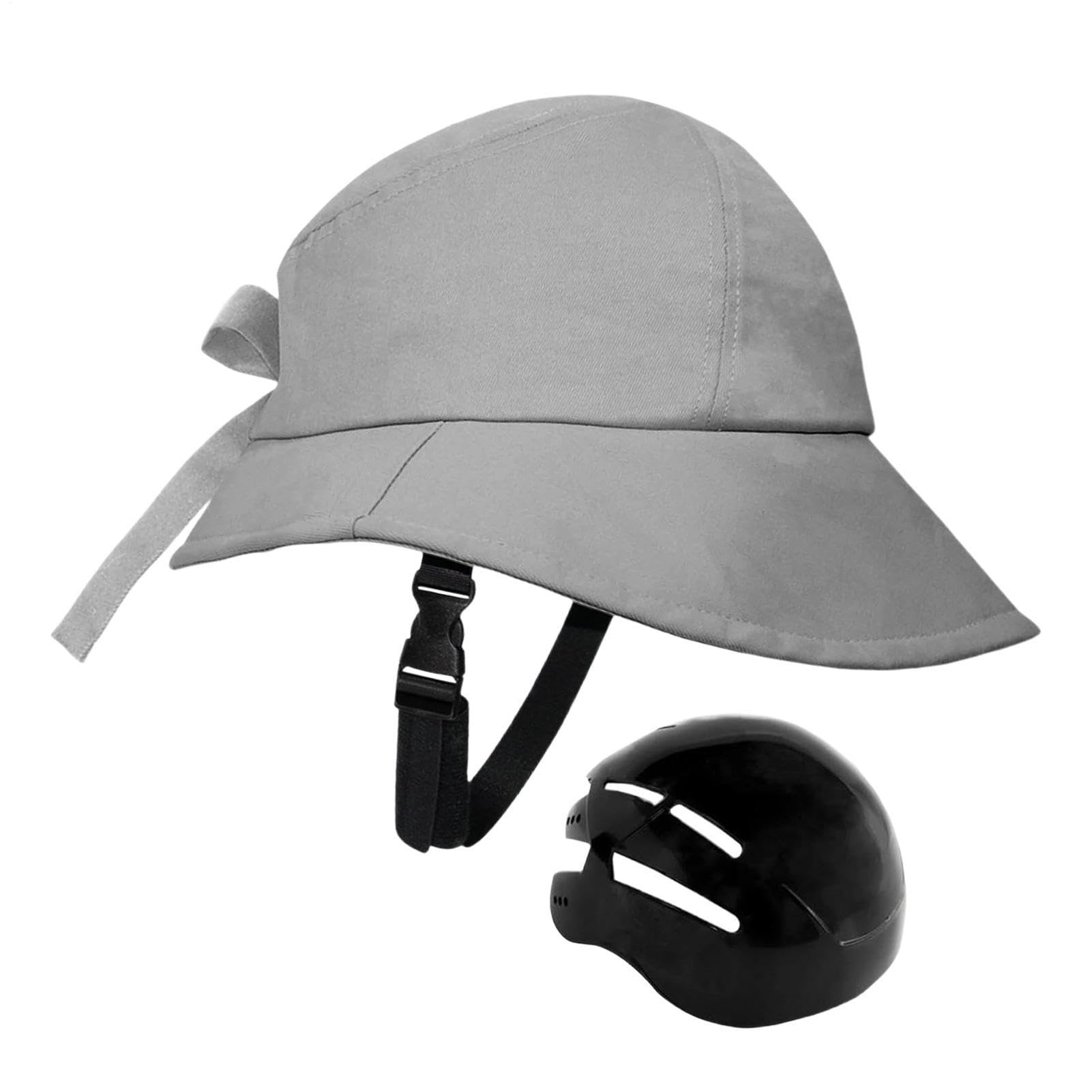 Fahrradhelm In Hutförmiger Optik Outdoor-Sonnenhut Mit Breiter Krempe