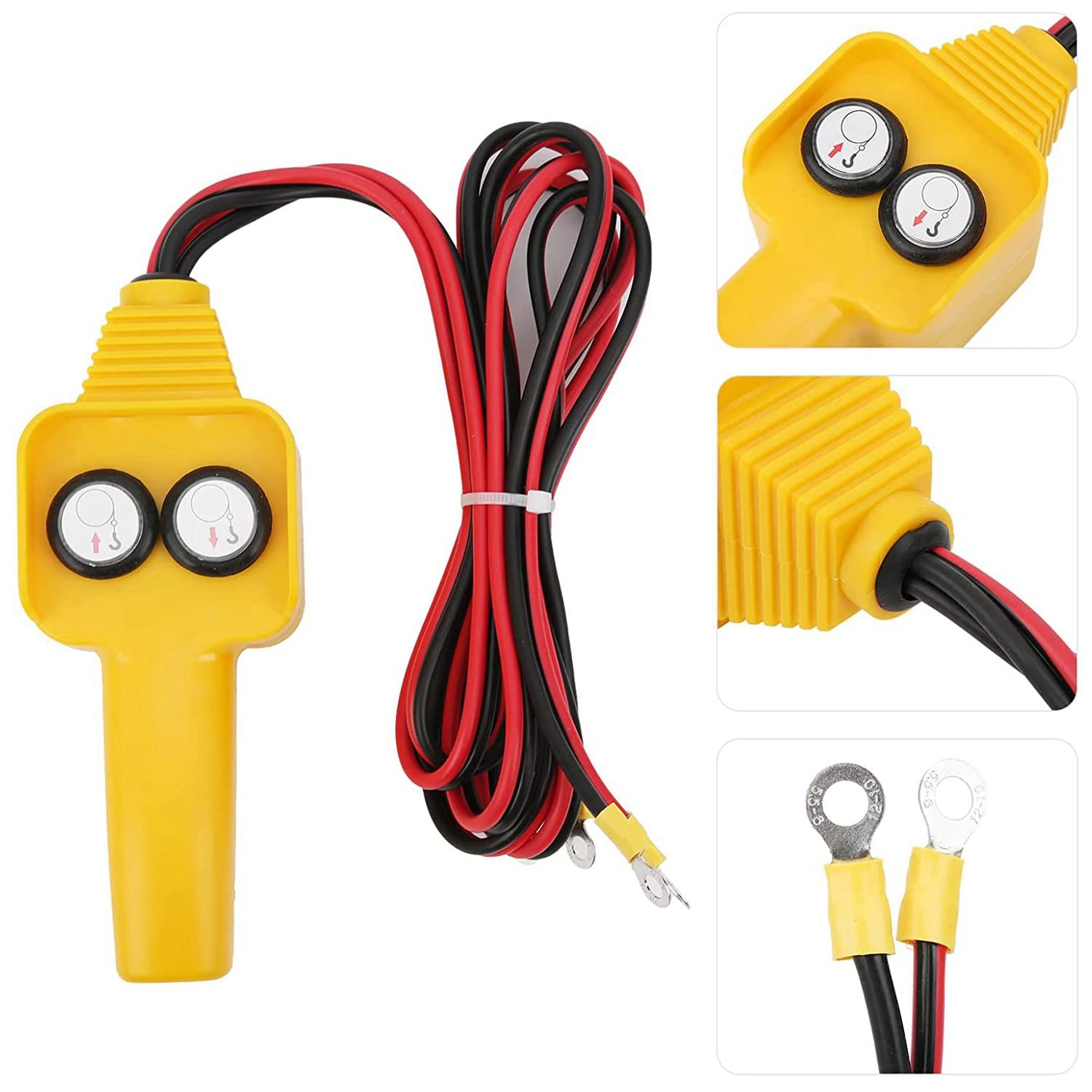 LAUDS Interruttore Verricello per Interruttore Kit Pulsante Verricello Interruttore Maniglia Verricello Cablato