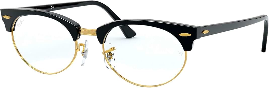 Amazon.com: Ray-Ban Unisex Rx3946v Clubmaster Oval Oval
