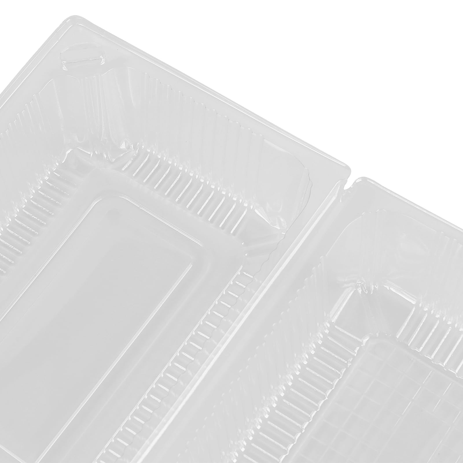 KEILEOHO Przezroczyste pude?ka na babeczki, 150 sztuk, 18,5 x 12 x 9,5 cm, tworzywo sztuczne PET
