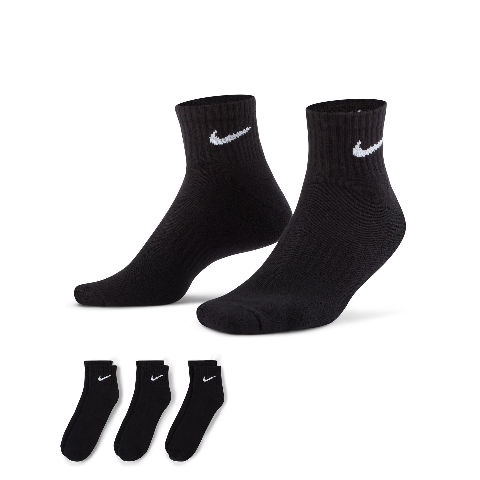NIKE Calcetines acolchados para niños con banda (3 pares)