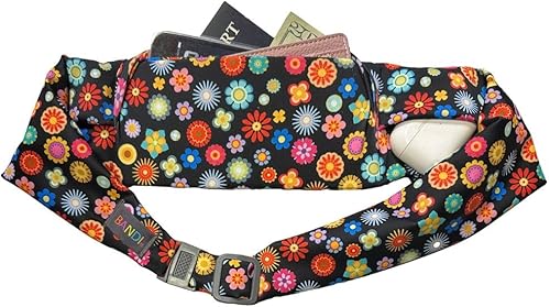 Miniatura 24 de BANDI Cinturón para correr para mujer – Riñonera manos libres para llevar teléfono, pasaporte, llaves, identificación, dinero y artículos esenciales