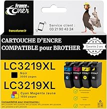 LC3219XL - Compatible Cartridge for Brother LC3219 XL - Black Cyan Magenta Yellow Ink for MFC-J5330, J5335, J5730, J5830DW, J5930, J6530, J6930DW, J6935DW Printers
