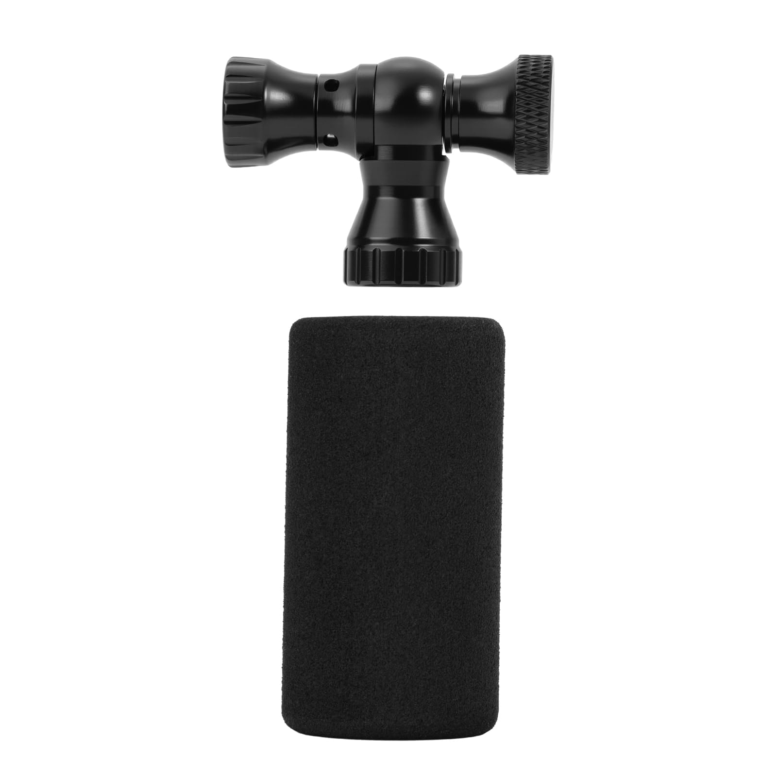 ROCKBROS Bicycle Pump, CO2 Cartridge Aluminium, Bicycle Mini Pump,CO2 Inflator for Presta & Schrader valves, Quick Inflation for MTBs Road and Mountain Bikes(No Cartridge Included）
