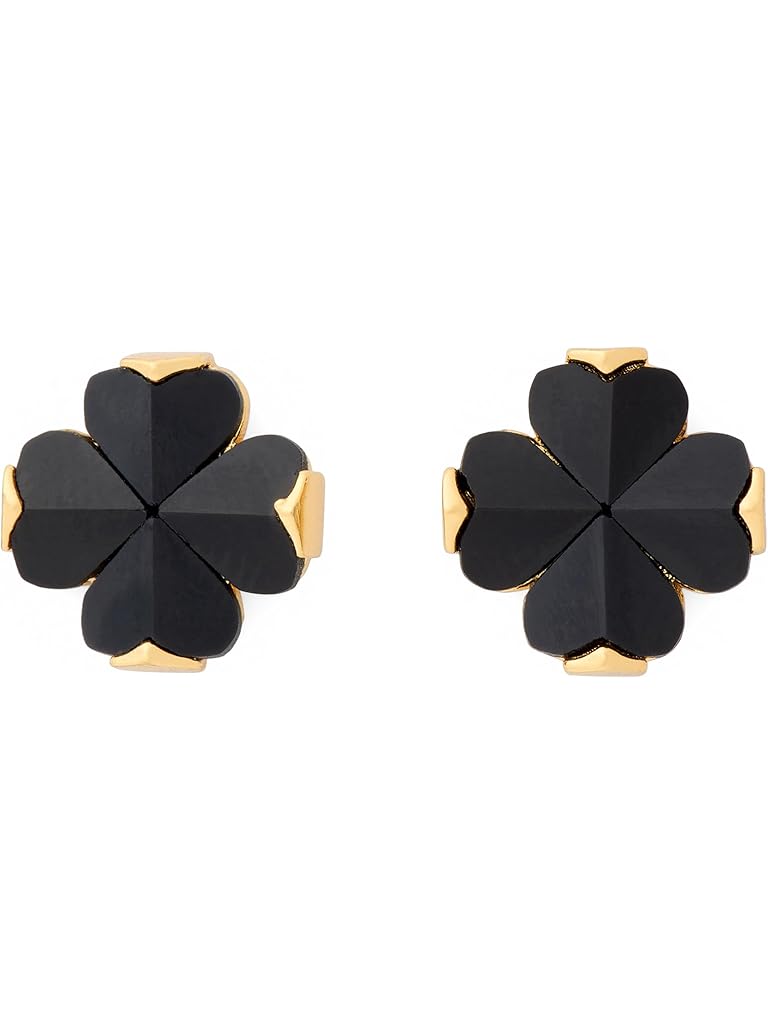 Black Kate Spade New York Spade Flower Studs