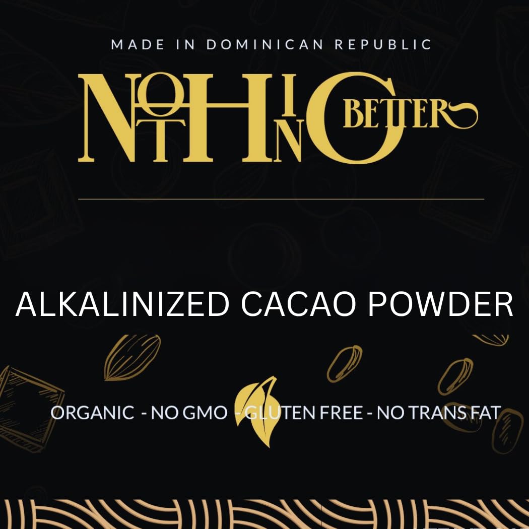 Alkalinized (Dutch-Processed) Cocoa Powder Premium, Smooth & Rich Baking Chocolate (1 KG (2.2 lbs))