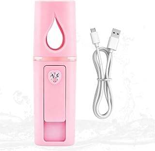 Bärbar ansiktsångare, Nano Mist återfuktande diffusor, 10,2 x 3,2 x 3,1 cm bärbar ansiktsångare, USB-laddningsbar spruta, kompakt hudfuktkräm, handhållen skönhetsprodukt
