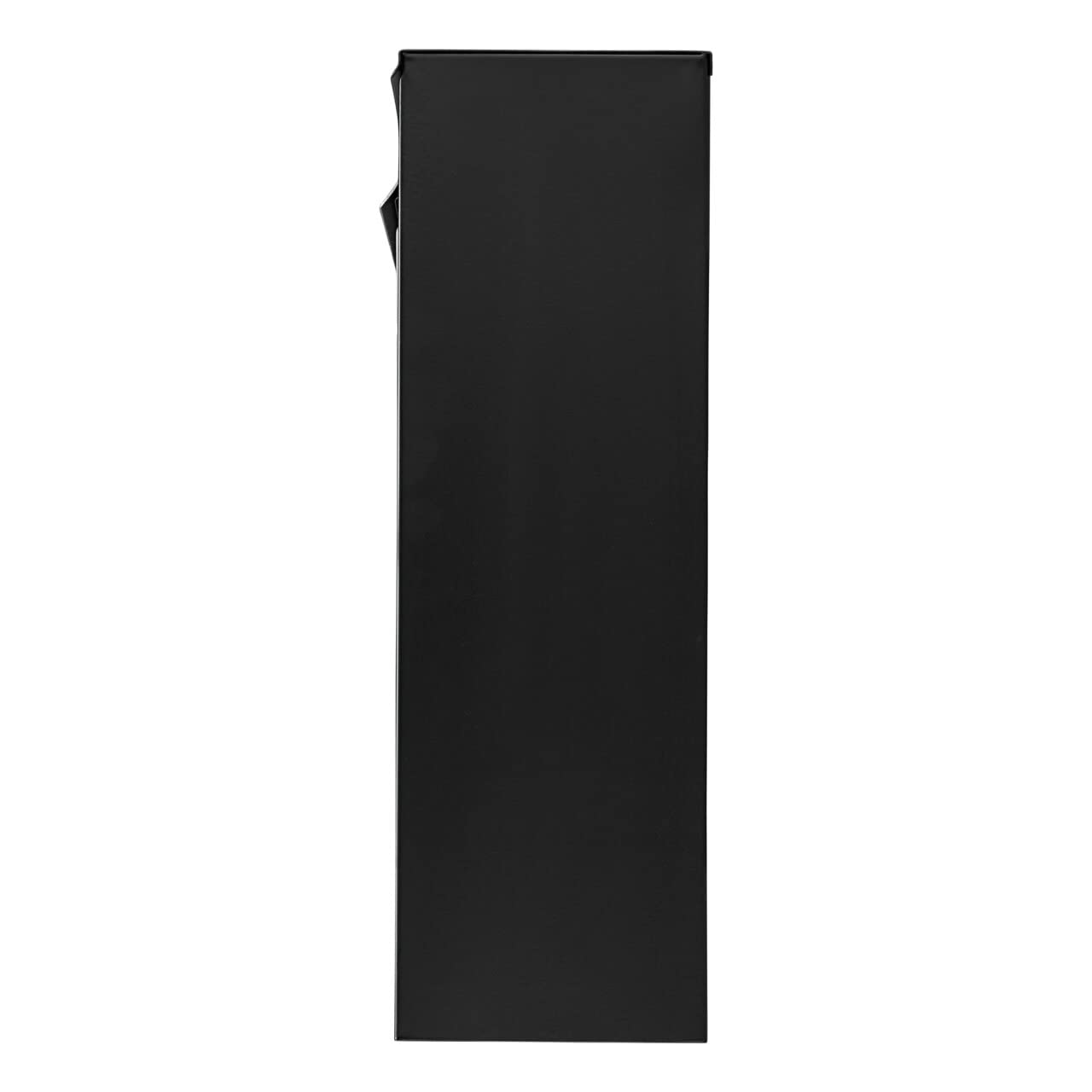 Burg-Wächter Briefkasten Edelstahl mit Namensschild, A4 Einwurf-Format, Verzinktes Stahlgehäuse anthrazit beschichtet mit Edelstahl Tür, Oxford-Set 6877 B+S, Mattschwarz