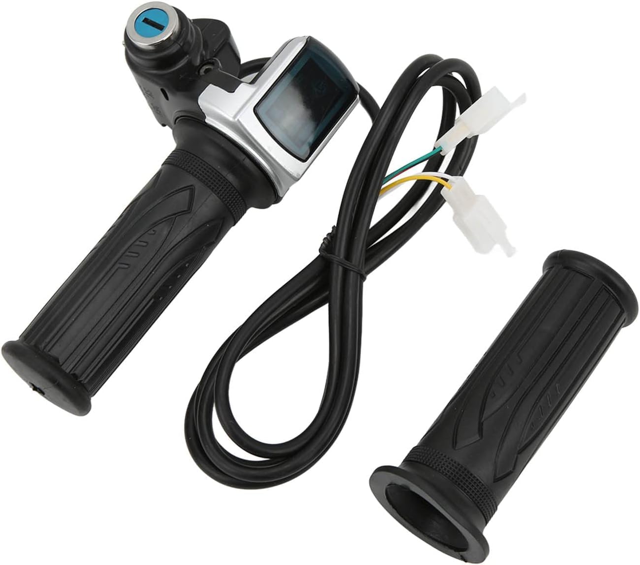 36V Ebike Controller Set, 1000W Brushed Motor Speed Controller with Locking Battery Display and Twist Throttle Grip – Compatible with Electric Tricycle, Elderly Bike, Mini Pocket Bike, and Scooters