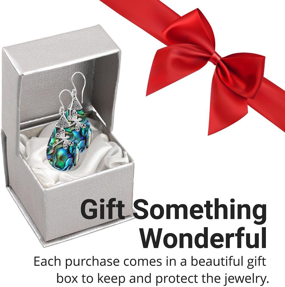 Shiney earrings for women - Boho Unique Abalone Jewelry for Women - Costume Vintage Birthday Gifts Birthday Christmas Gifts - Image 6