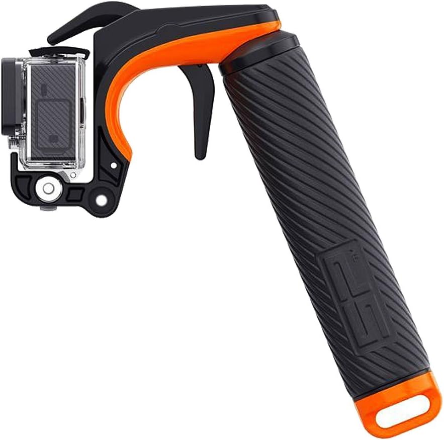 Gran Voo Waterproof Floating Handle with Gun Shutter Trigger with PC and Silicone for GoPro Hero 3 +/3/4 Sports Camera