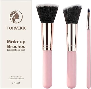 Make Up Brush - 3 Piece Foundation Brush | Li...
