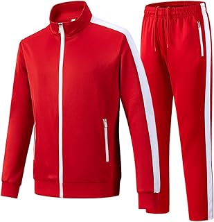 Men's Tracksuits 2 Piece Outfits Sweatsuits for Men Long Sleeve Track suits Athletic Full