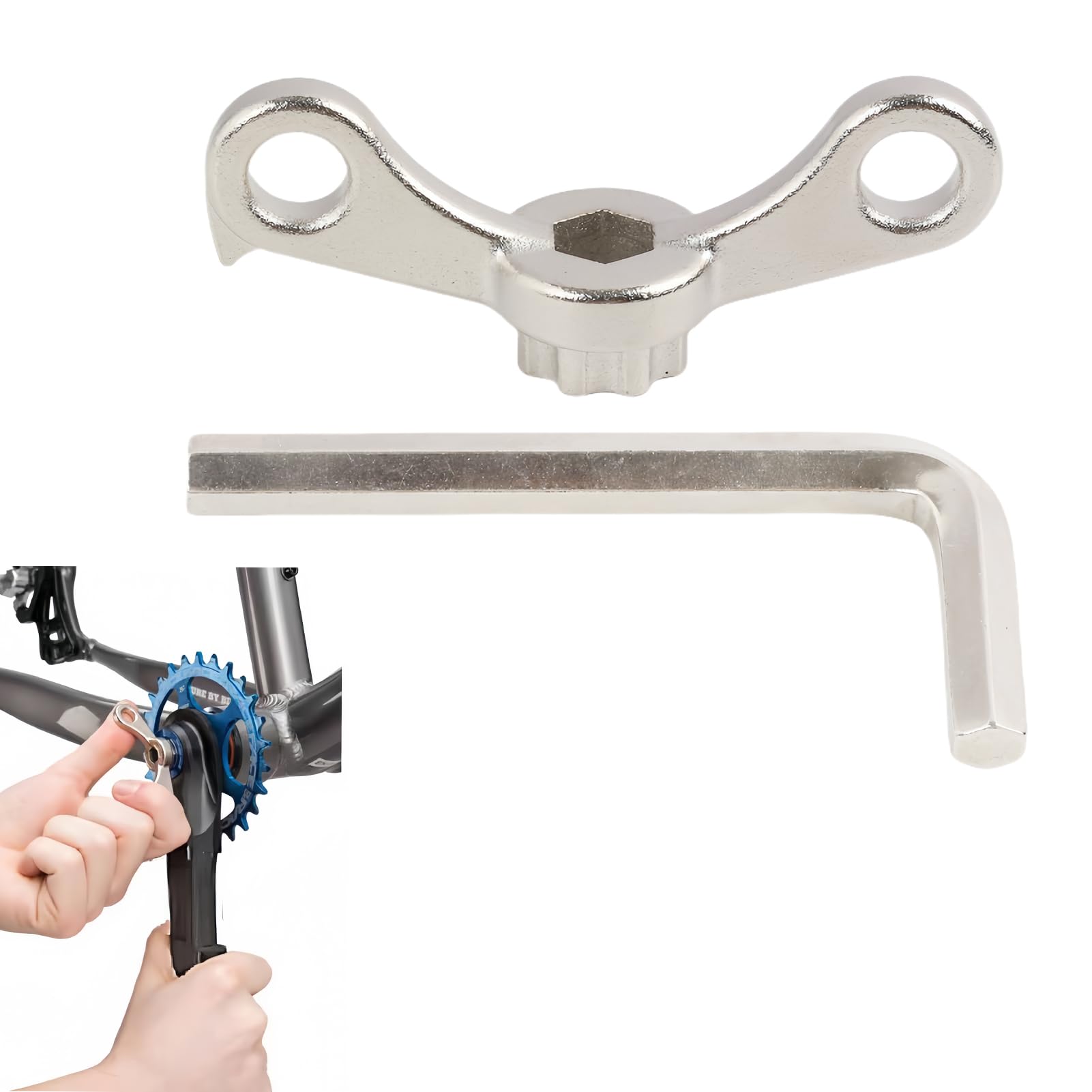 Estrattore Pedivella Per Bici In Alluminio - Compatibile Hollowtech XT R, Con Magnete