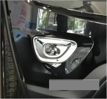 Car Headlight Covers Compatible For JEEP 2011 20102 2013 2014 Grand Cherokee Big Frame Modification Special Accessories Car Supplies YJF,Fog Lamp Shade2014 Years 2pcs