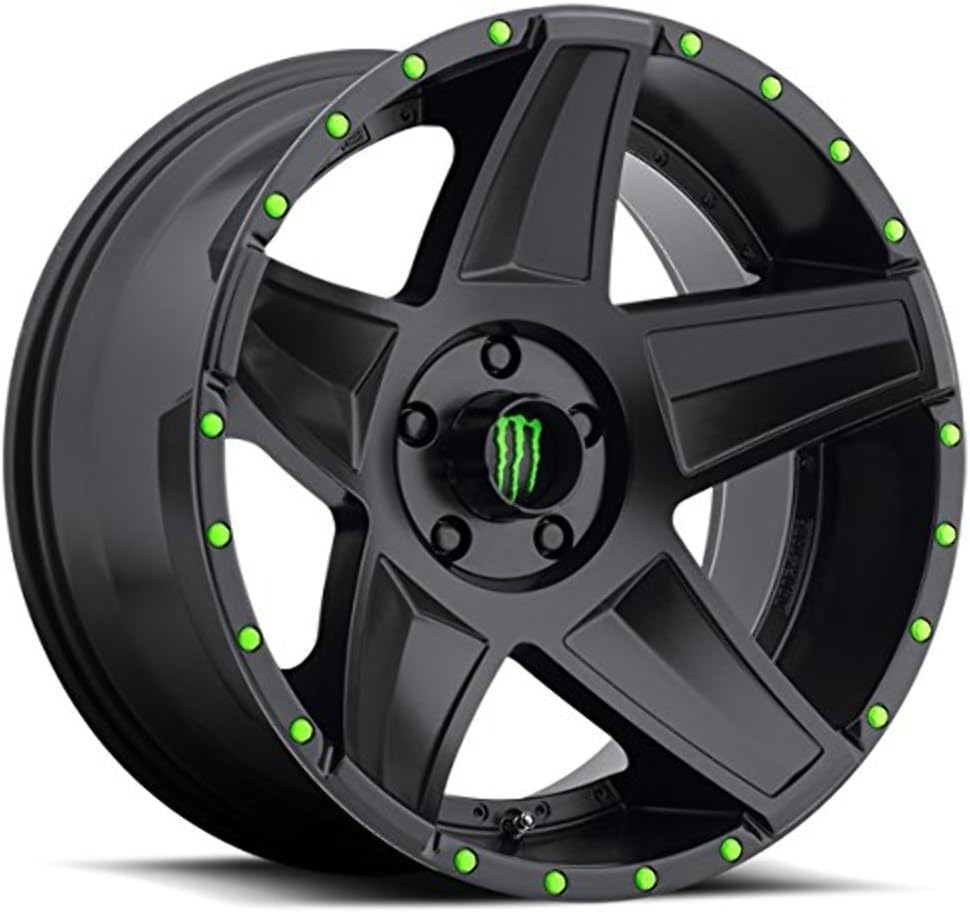 648B 20x9 5x150 +18mm Satin Black Wheel Rim