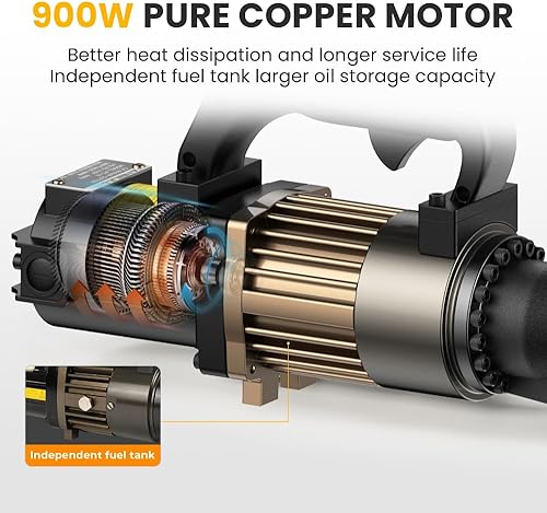 Miniatura 6 de Anbull Cortador de barras de refuerzo hidráulico eléctrico de 900 W, corte hasta 5/8 pulgadas 0.157-0.630 in #5 Rebar, con cuchillas reemplazables,