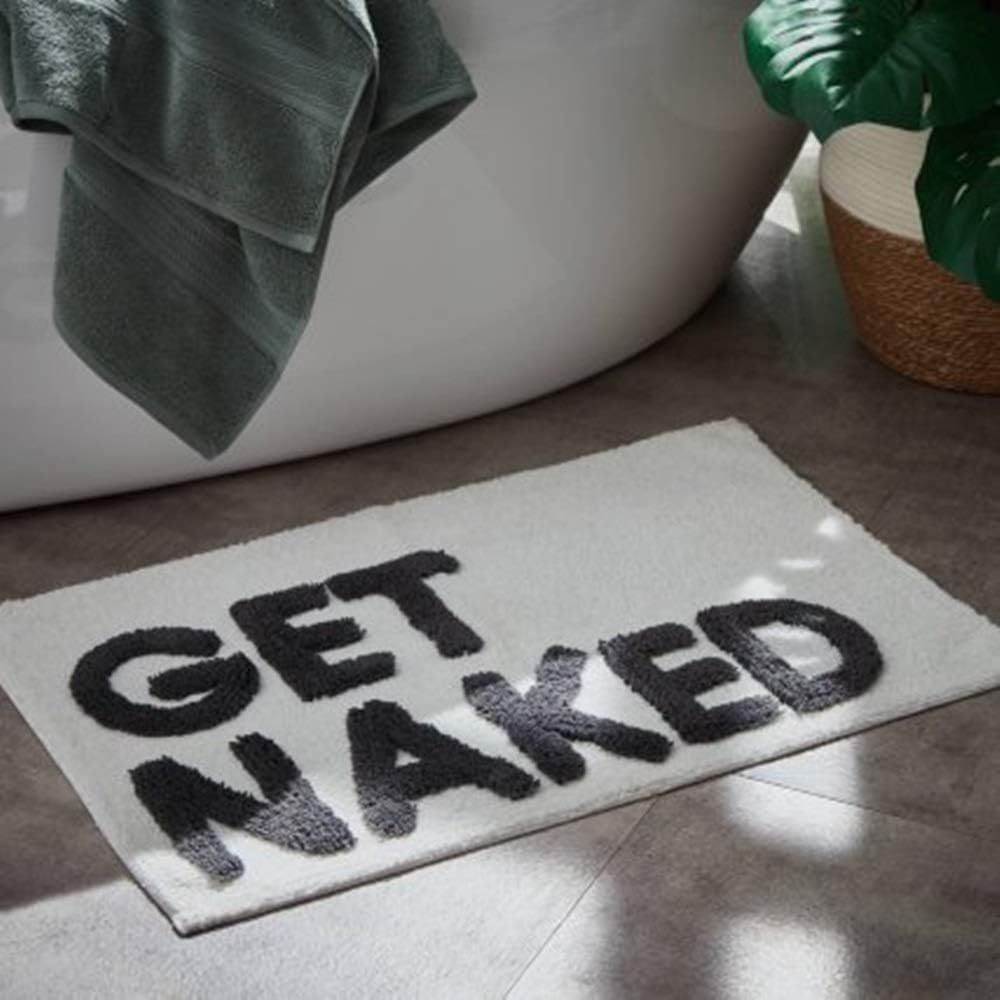 Supersoft Get Naked Tufted Bath Mat Luxurious Feel When Stepping in and Out Of The Shower or Bath.