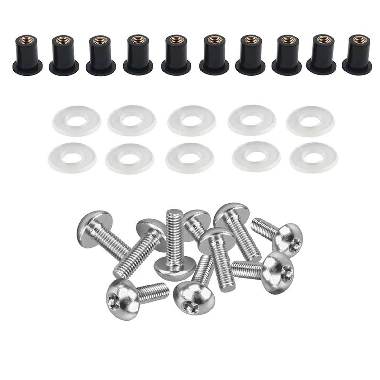 Vis M5*15 pare-brise moto contre vibrations Suzuki Hayabusa GSXR