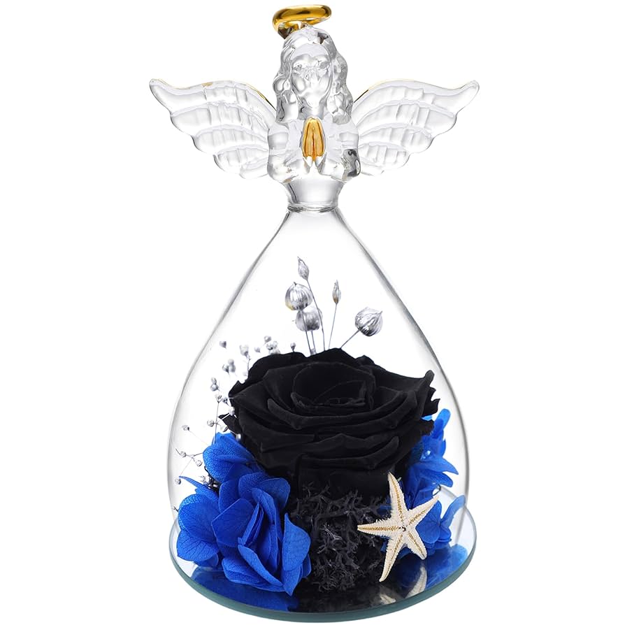 Amazon.com: DHOEM Angel Preserved Rose Valentines Gifts for