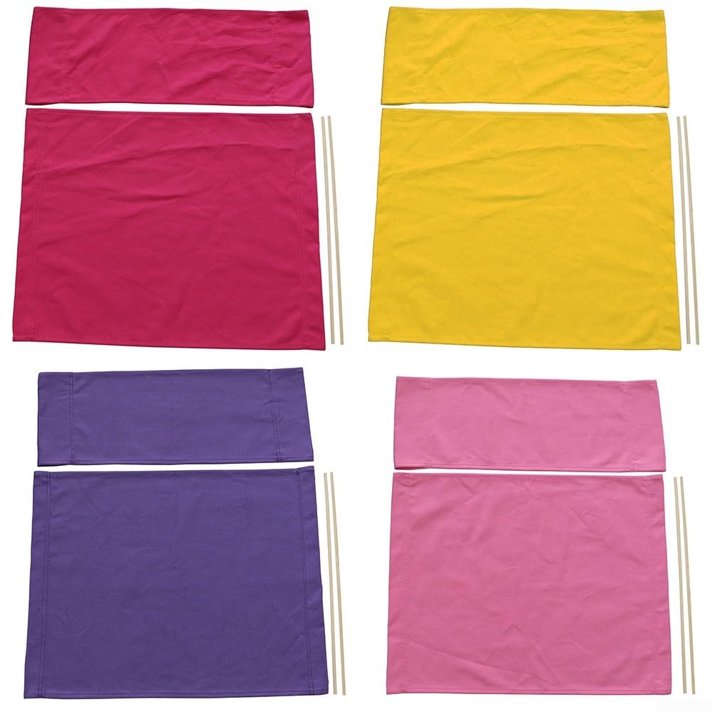 Kit di ricambio per coprisedia, adatto per sedia da regista, sedia da pesca, sedia da picnic, 53 x 20 cm, 53 x 41 cm (giallo)