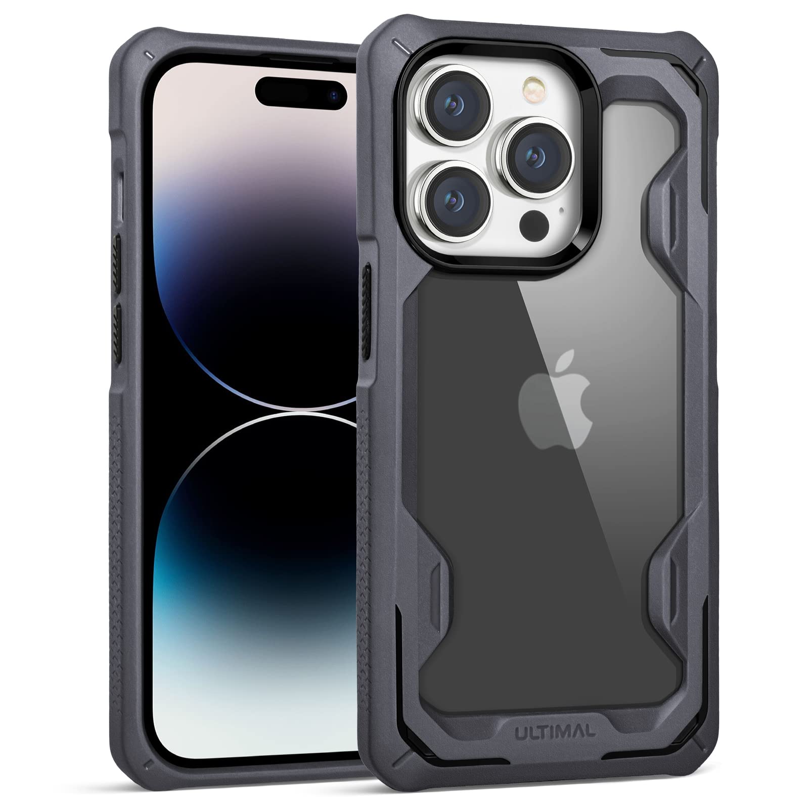 ULTIMAL iPhoneケースiPhone14Pro 6.1インチ用 頑丈 ULTIMAL Ultra Protective Case Compatible with iPhone 14 Pro Max