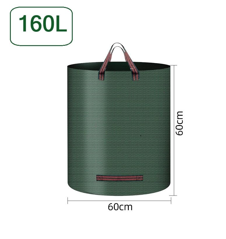 Sac à déchets de jardin, sacs à feuilles, pliable et imperméable, robuste, pour feuilles, coupe de pelouse
