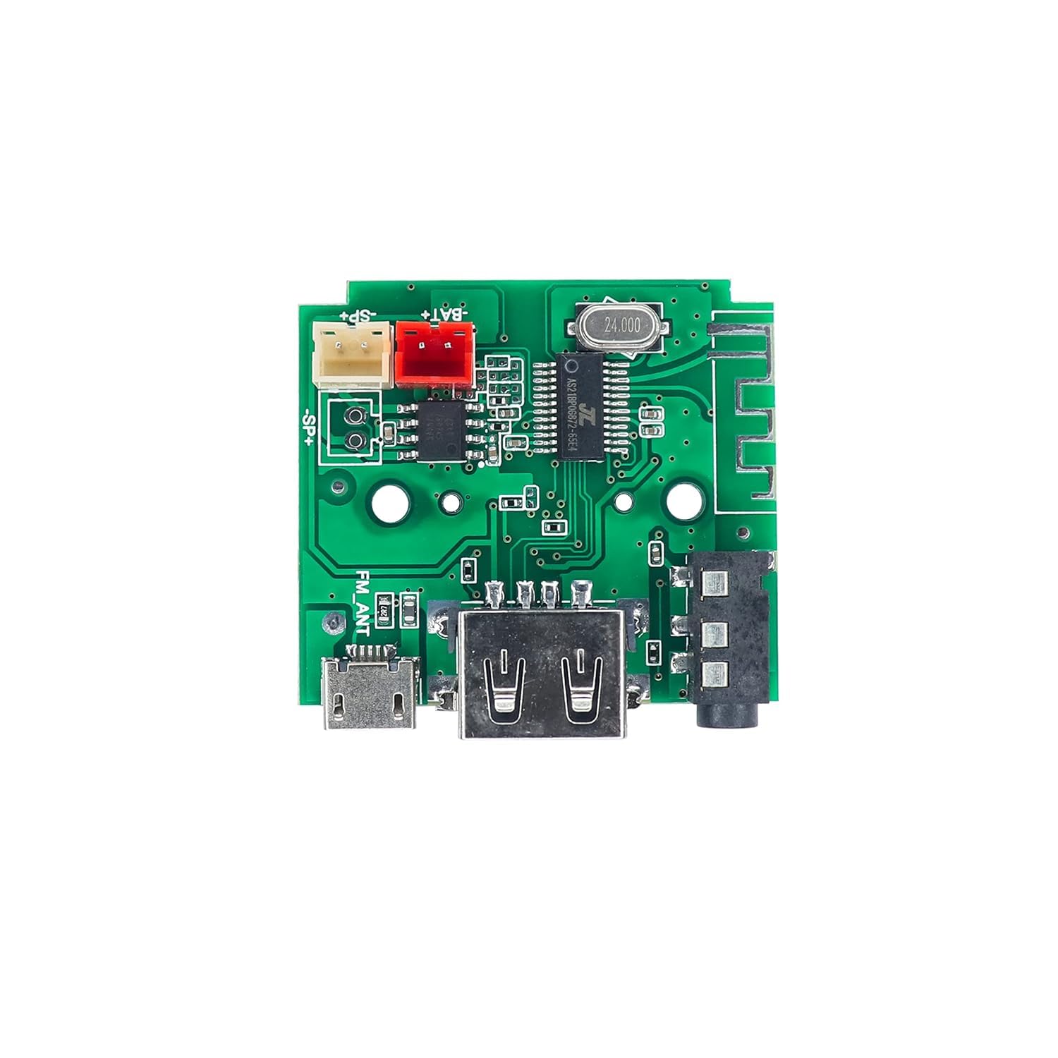 roboway Bluetooth Speaker Circuit Board Module MP3, USB, AUX, FM, Mic Input Supported 3.7V to 5V DC (Pack of 2) - Image 6 thumbnail