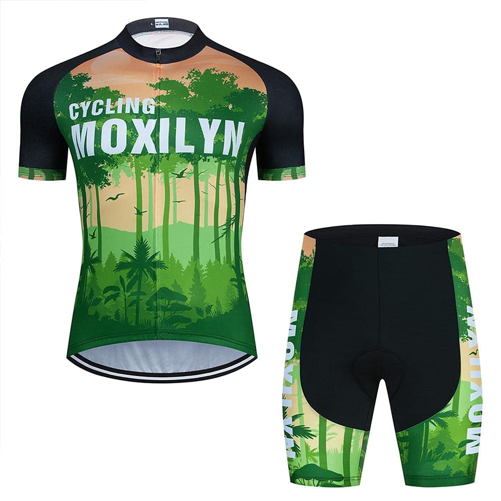 Mens Cycling Jersey Moxilyn Mtb Clothes Cycling Kit Bike Shirts