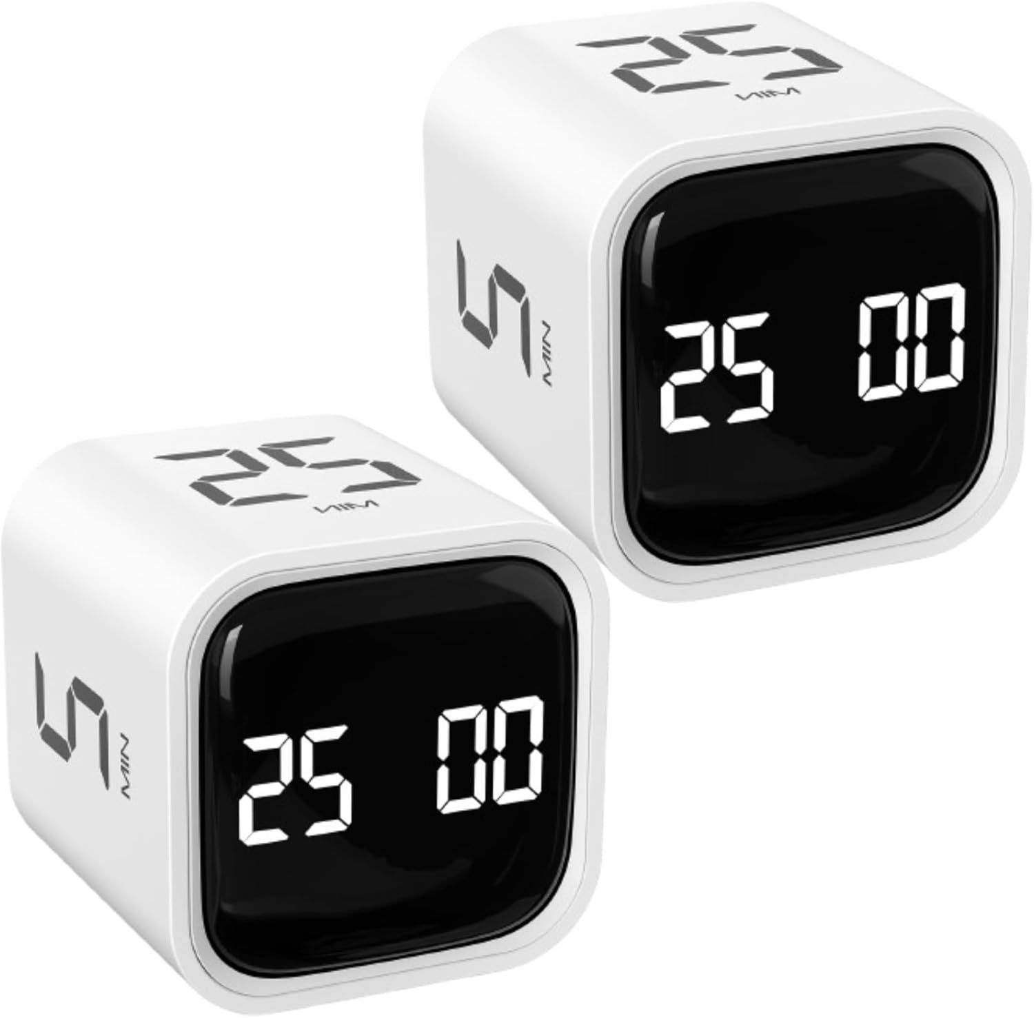 Amazon.com: Rotating Pomodoro Timer 5, 25, 10 50 Minutes Preset, Desk ...