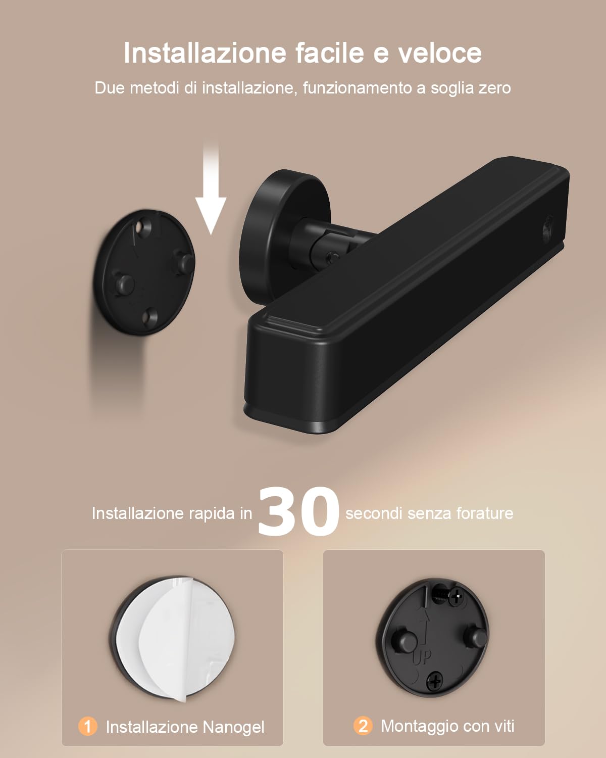 PopoIron Lampada Da Parete A Batteria Da 7500 MAh, Lampada Da Parete A LED Ricaricabile, Touch E Telecomando, 3 Colori Senza Fili, Girevole A 360°, Luminosità Regolabile Con 15 Colori RGB - 3