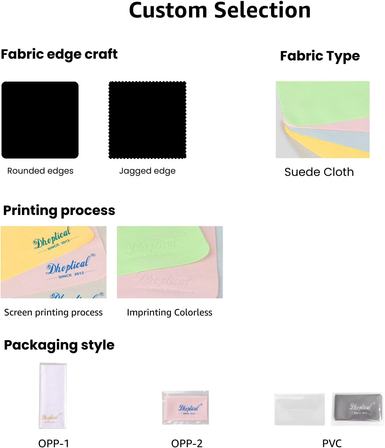 1000 Pcs Lens Cleaning Cloth Custom Logo Suede Cloth Jewelry Digital Eyeglasses Instrument Screen Cleaning Cloth Customized