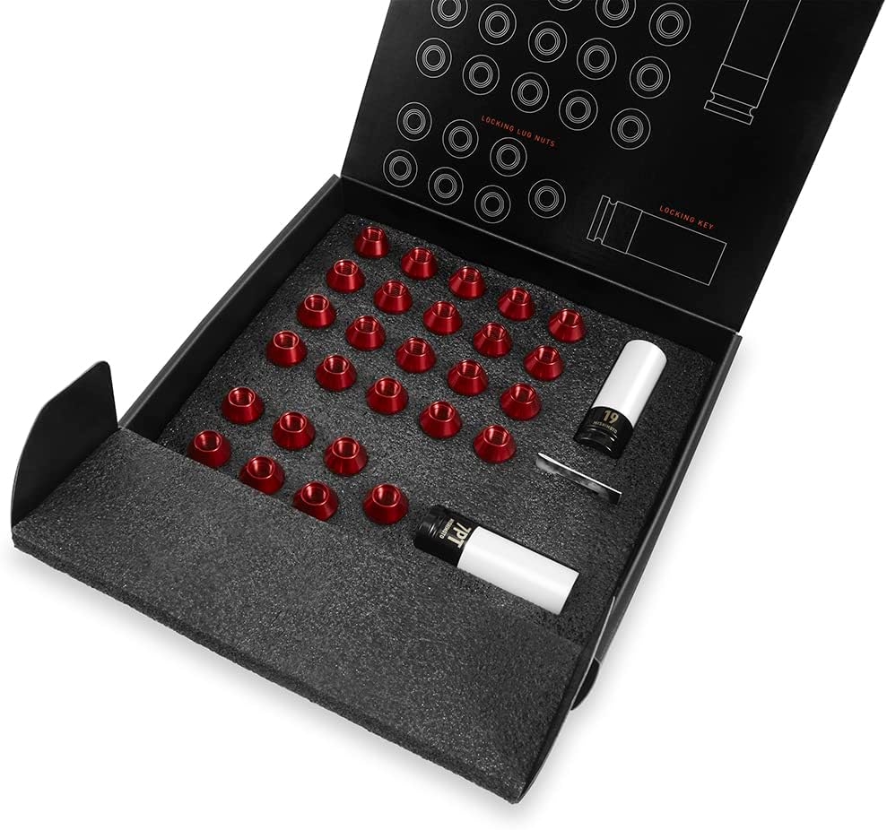 Mishimoto Aluminum Locking Lug Nuts, M12 X 1.5 Compatible with Ford Bronco 2021+