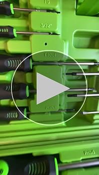 SWANLAKE 86PCS Magnetic Screwdriver Set,Includes Slotted