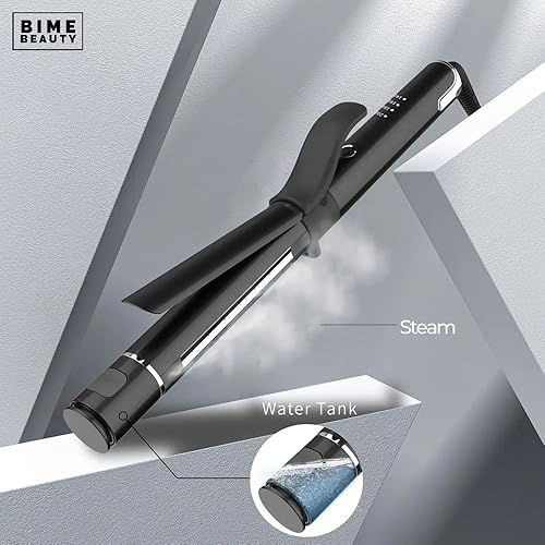 Miniatura 9 de Bime Beauty Curlstream Pro 2023 - Plancha de cerámica para el cabello, alisadora y rizadora 2 en 1 con temperatura ajustable, alisador de pelo de