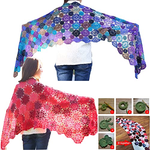 Golo Wool Yarn For Hand Knitting 3.5Oz Cashmere Yarn For Crochet Multicolor Wool Yarn 5-013 #TOP7