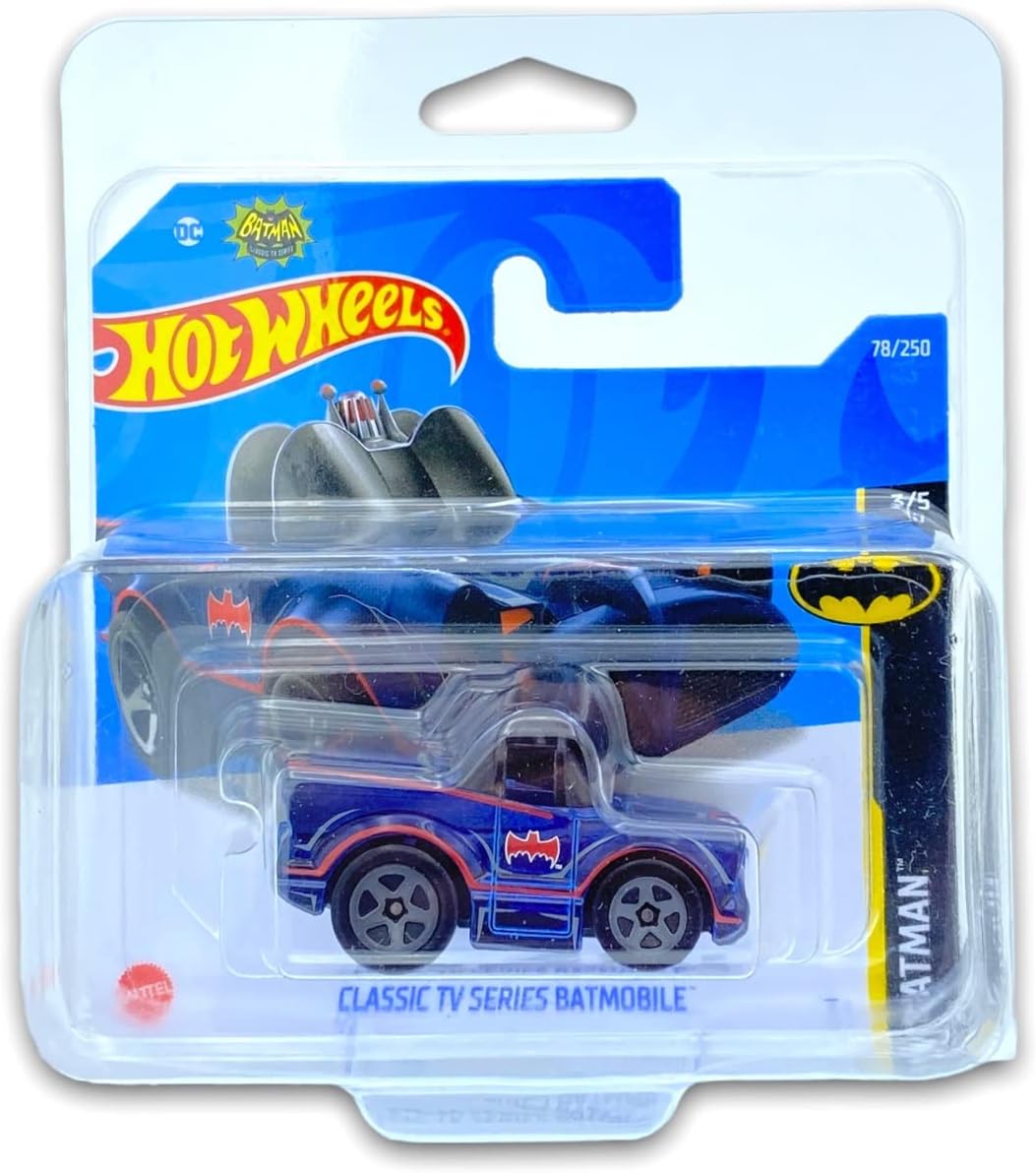 Hot Wheels Batmobile - Kultiger TV-Serien Flitzer Von Batman Als Coole Tooned Version