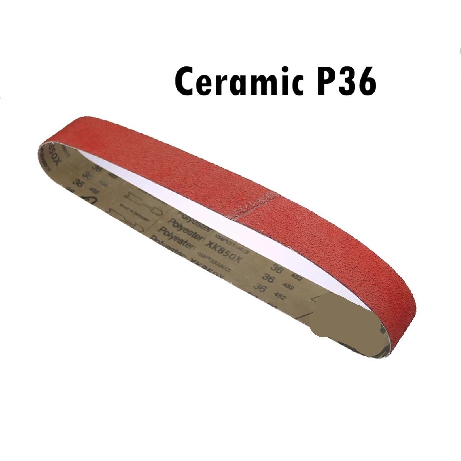 Carta Abrasiva Nastri abrasivi for levigatura in ceramica da 4 pezzi for la macinazione di metalli duri(MIX,686x50mm)