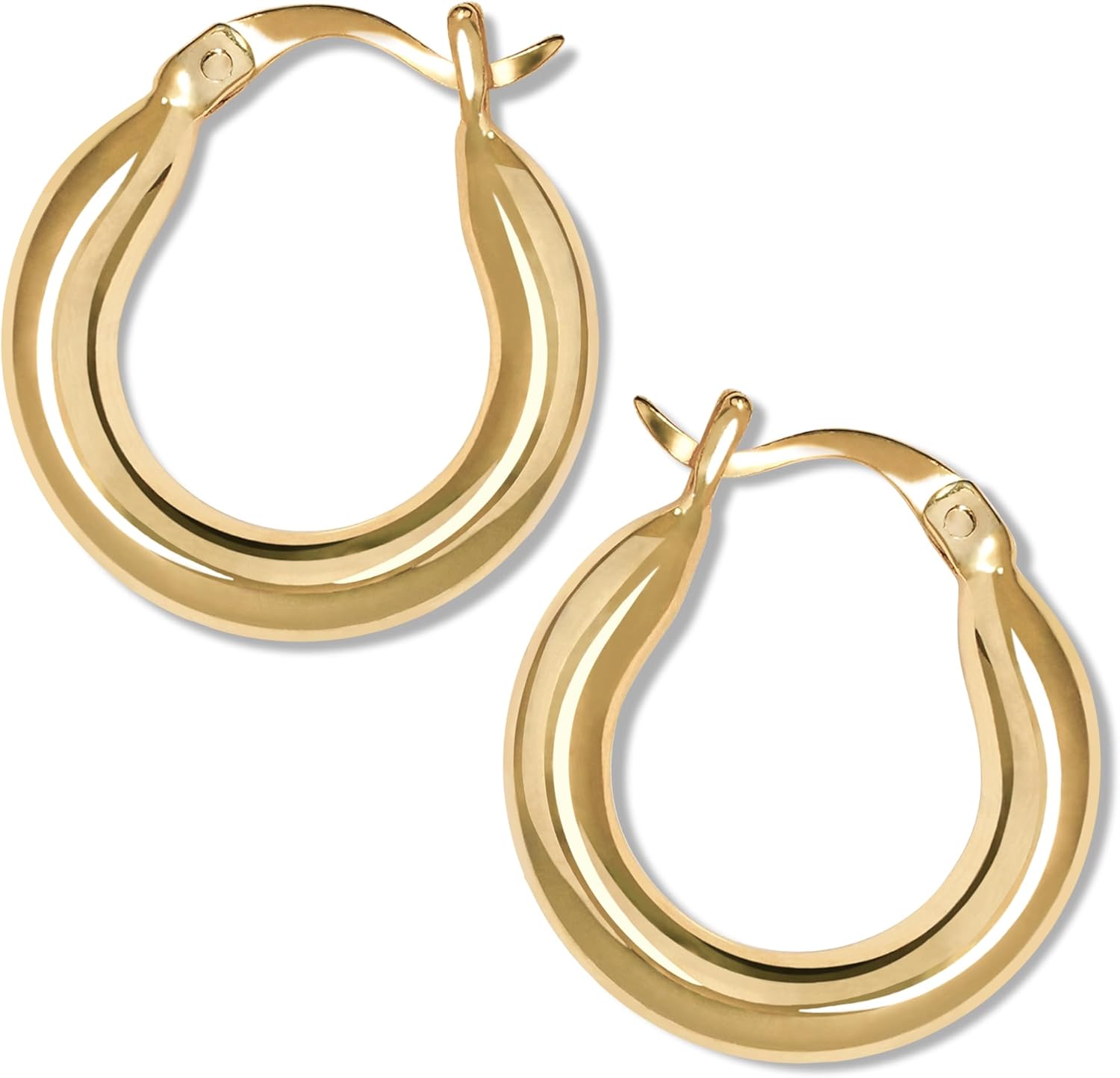 Ana Luisa Gold Huggie Hoop Earrings - Huggie Hoops - Gold, Gold