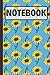 Produktbild Notebook: Cute Yellow & Blue Sunflower Journal // Notebook