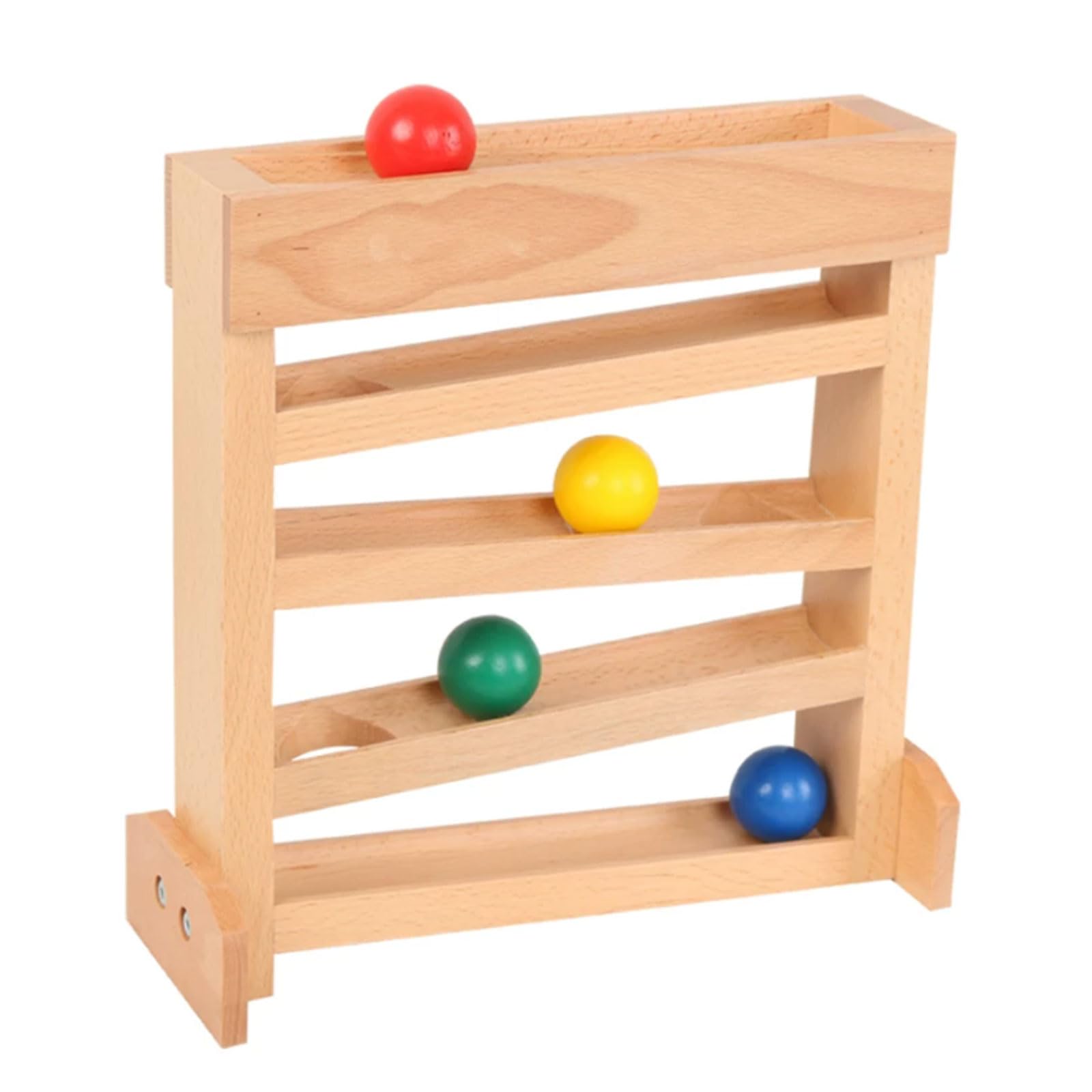 Montessori Visuelles Verfolgungsballrampen | Sensorisches & Ursache-Wirkung-Lernspielzeug für Kleinkinder 1-3 Jahre